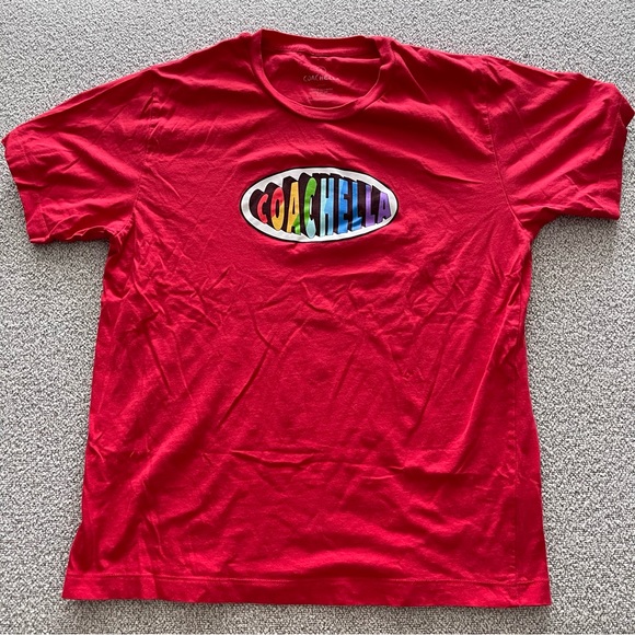 Coachella Colored Logo T-Shirt - Picture 1 of 4